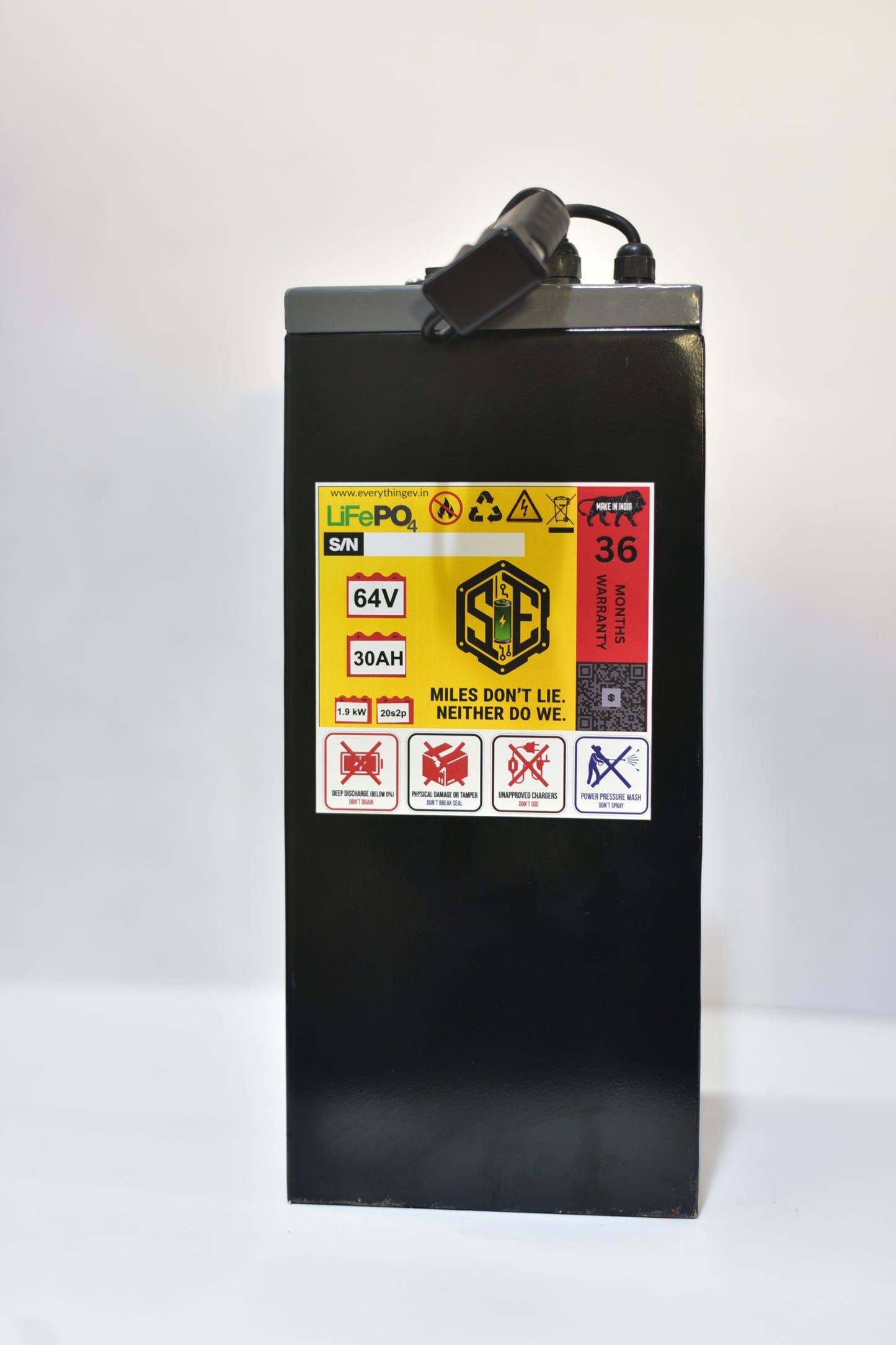 Battery pack 64v30ah